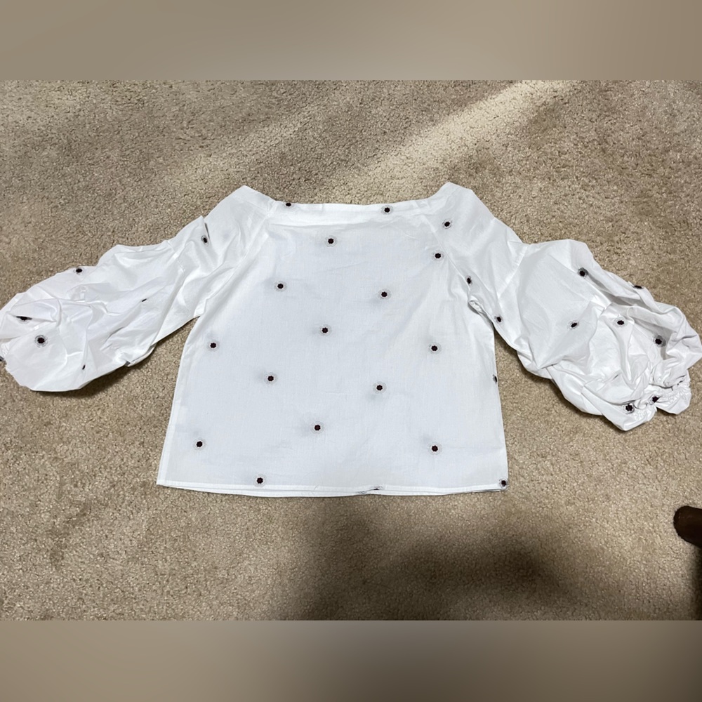Floral white Blouse